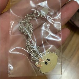 Cat charm necklace